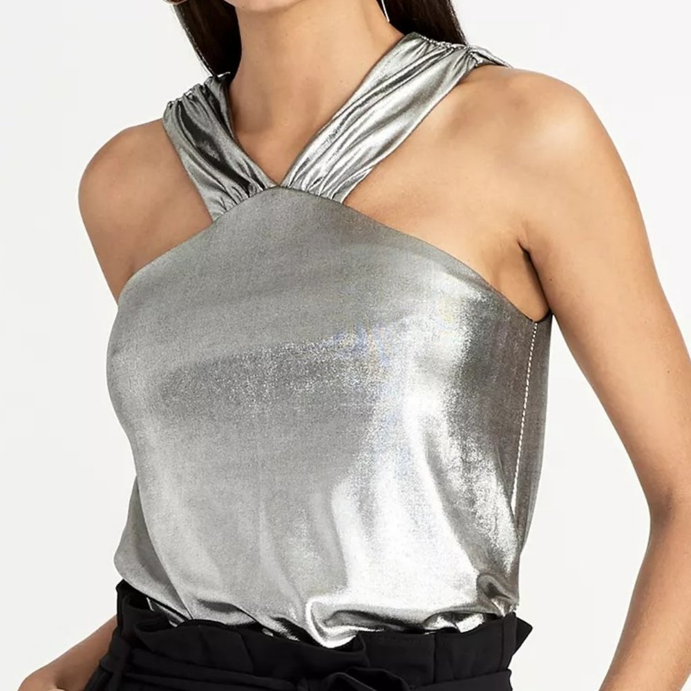 Rachel Roy Silver Tank Top. New With Tickets. Size XL
